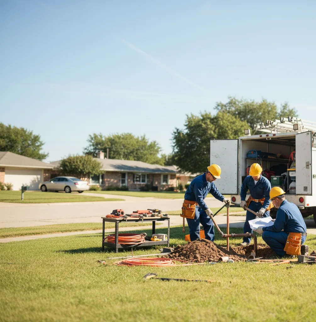 Sewer Line Repair in Skidmore, TX